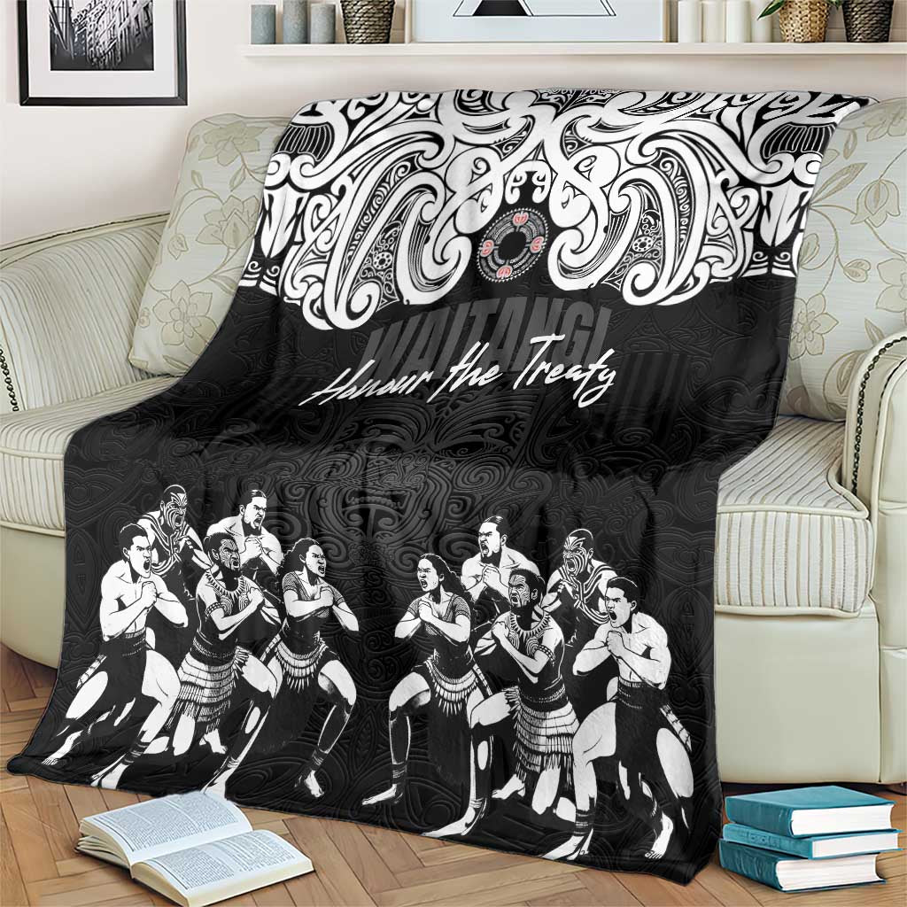 Aotearoa Waitangi Day - Toitu Te Tiriti Blanket New Zealand Honour the Treaty LT03 - Polynesian Pride