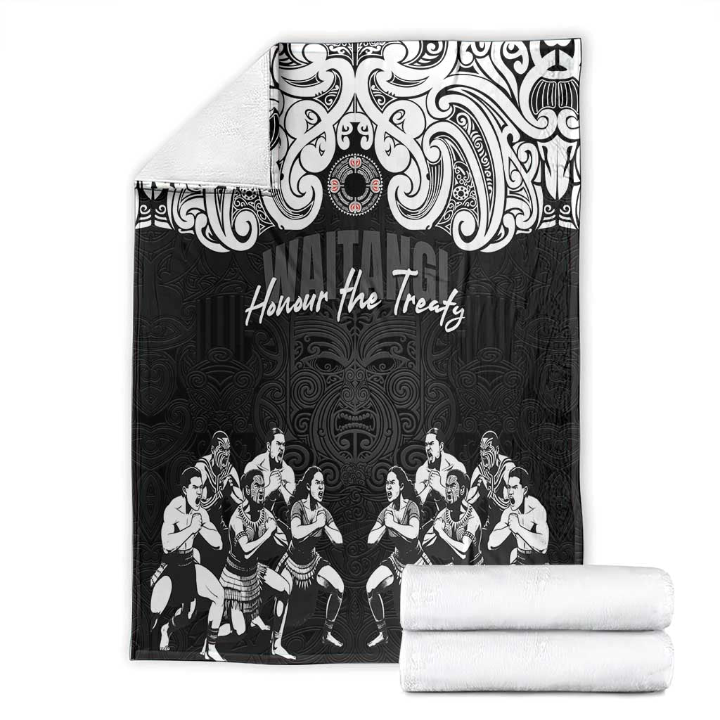 Aotearoa Waitangi Day - Toitu Te Tiriti Blanket New Zealand Honour the Treaty LT03 - Polynesian Pride