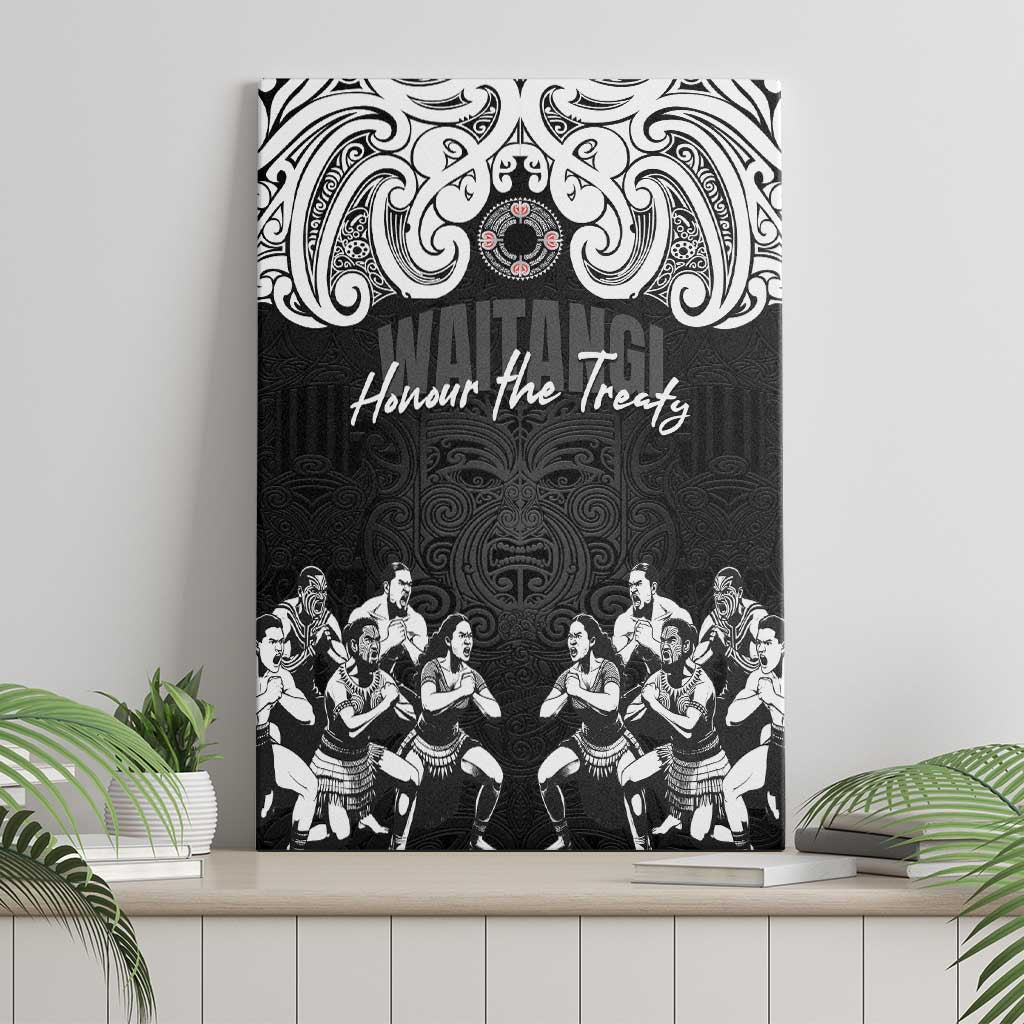 Aotearoa Waitangi Day - Toitu Te Tiriti Canvas Wall Art New Zealand Honour the Treaty LT03 - Polynesian Pride