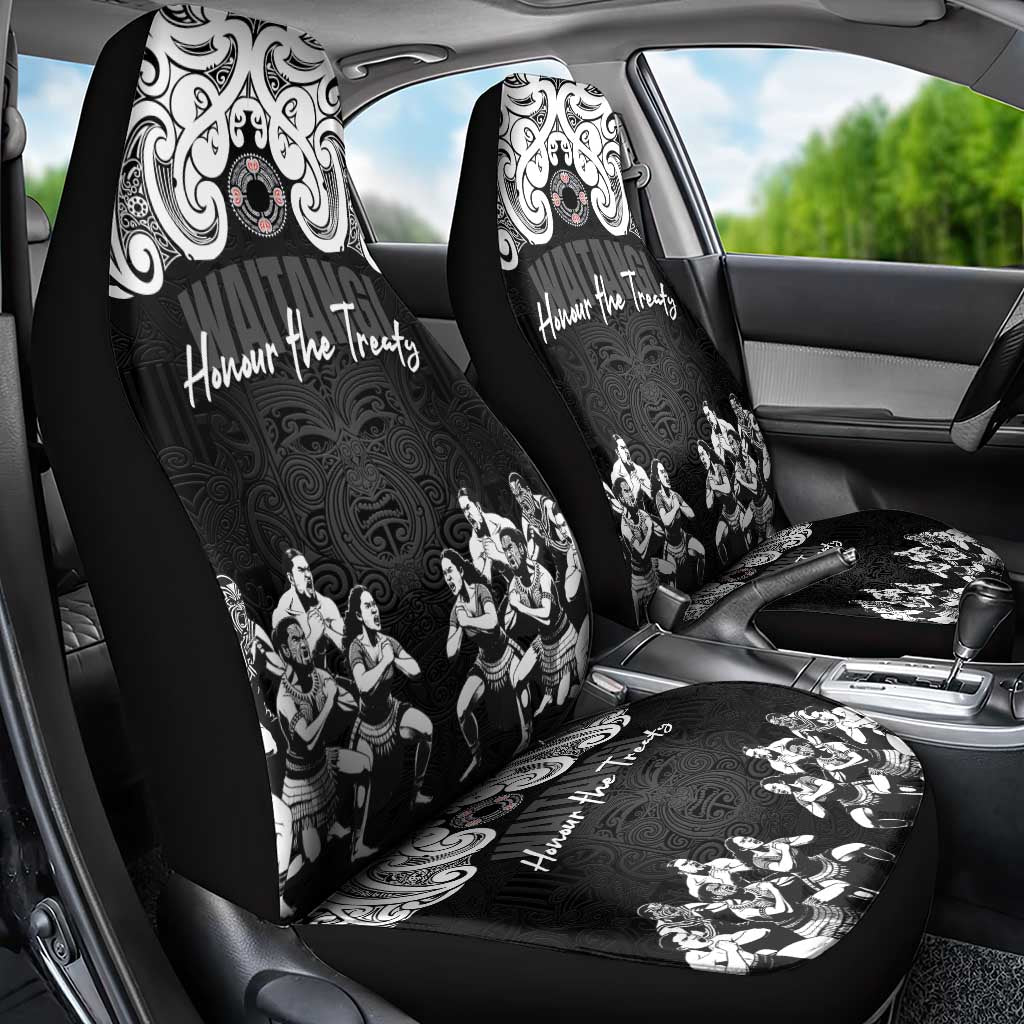 Aotearoa Waitangi Day - Toitu Te Tiriti Car Seat Cover New Zealand Honour the Treaty LT03 - Polynesian Pride
