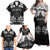 Aotearoa Waitangi Day - Toitu Te Tiriti Family Matching Off Shoulder Maxi Dress and Hawaiian Shirt New Zealand Honour the Treaty