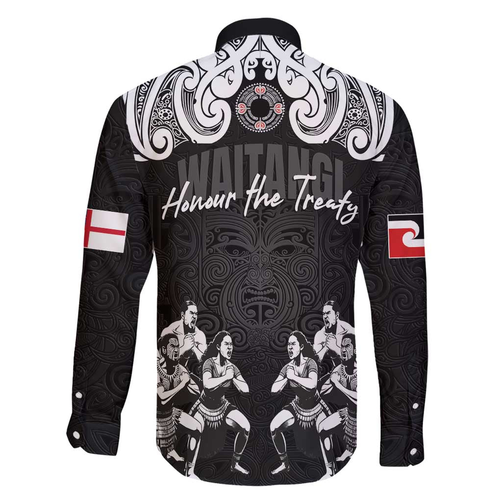 Aotearoa Waitangi Day - Toitu Te Tiriti Family Matching Short Sleeve Bodycon Dress and Hawaiian Shirt New Zealand Honour the Treaty LT03 - Polynesian Pride