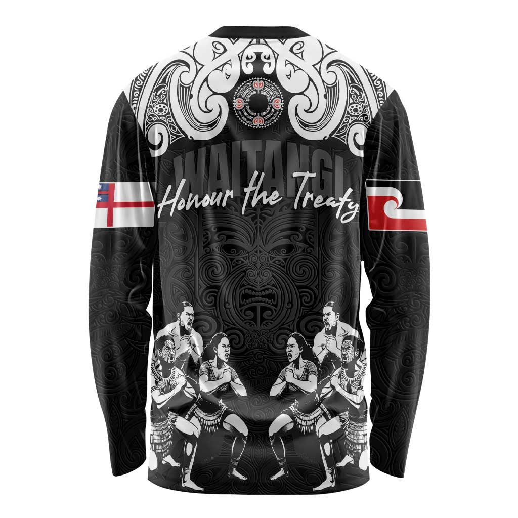 Aotearoa Waitangi Day - Toitu Te Tiriti Long Sleeve Shirt New Zealand Honour the Treaty LT03 - Polynesian Pride