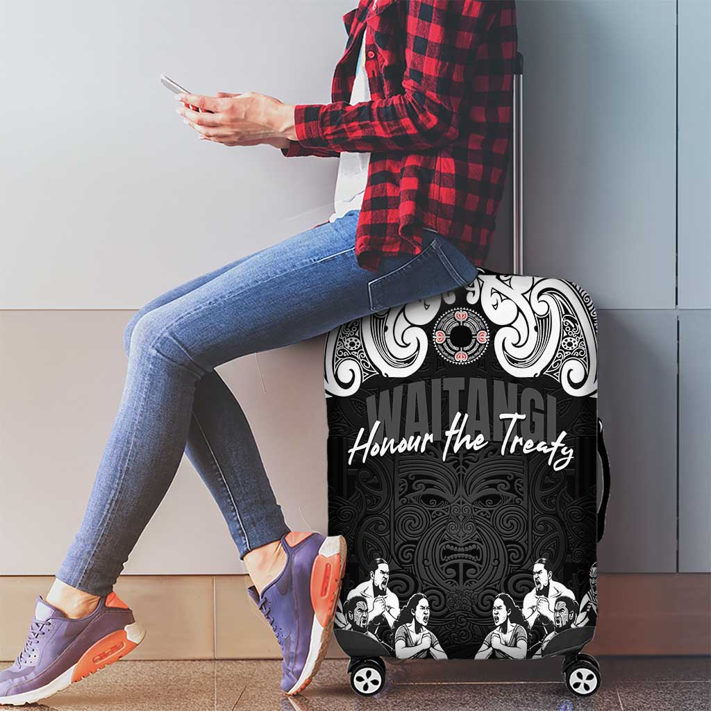 Aotearoa Waitangi Day - Toitu Te Tiriti Luggage Cover New Zealand Honour the Treaty LT03 - Polynesian Pride