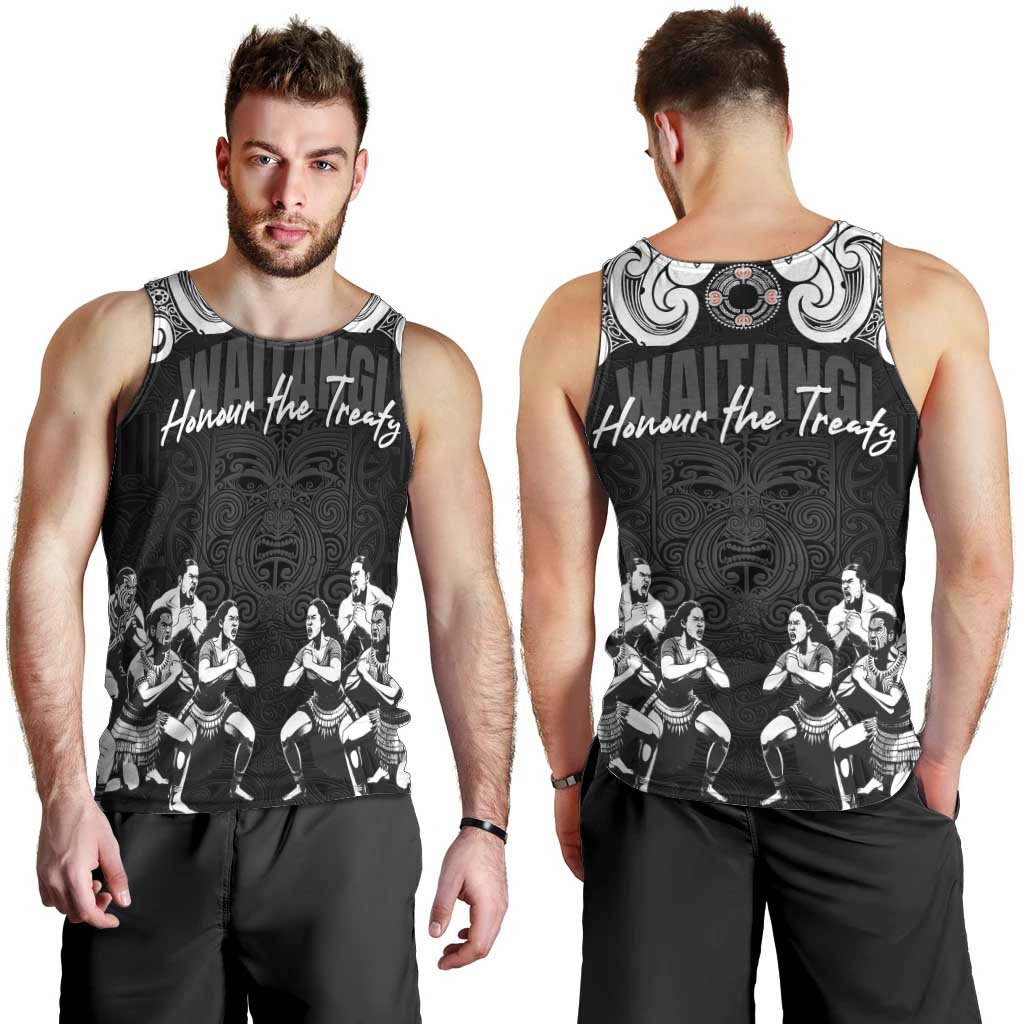 Aotearoa Waitangi Day - Toitu Te Tiriti Men Tank Top New Zealand Honour the Treaty LT03 - Polynesian Pride