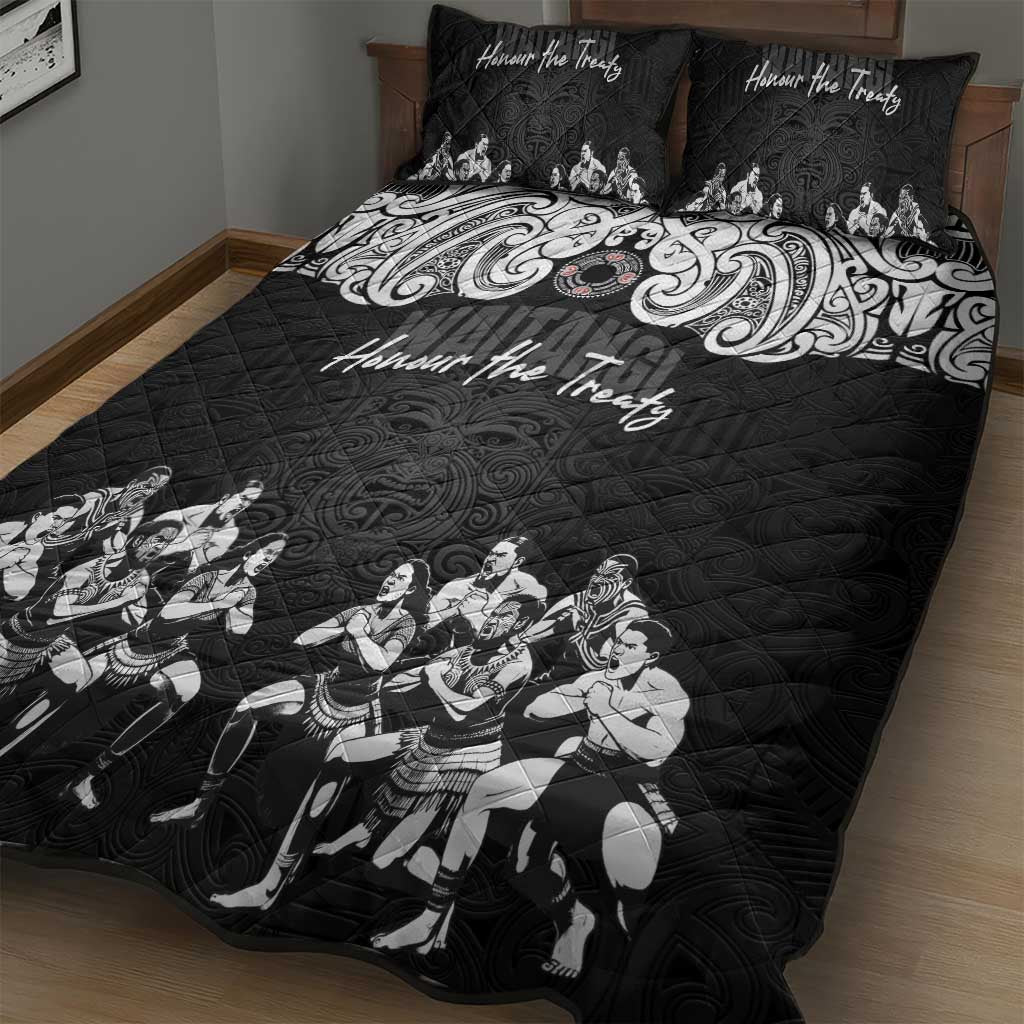 Aotearoa Waitangi Day - Toitu Te Tiriti Quilt Bed Set New Zealand Honour the Treaty LT03 - Polynesian Pride