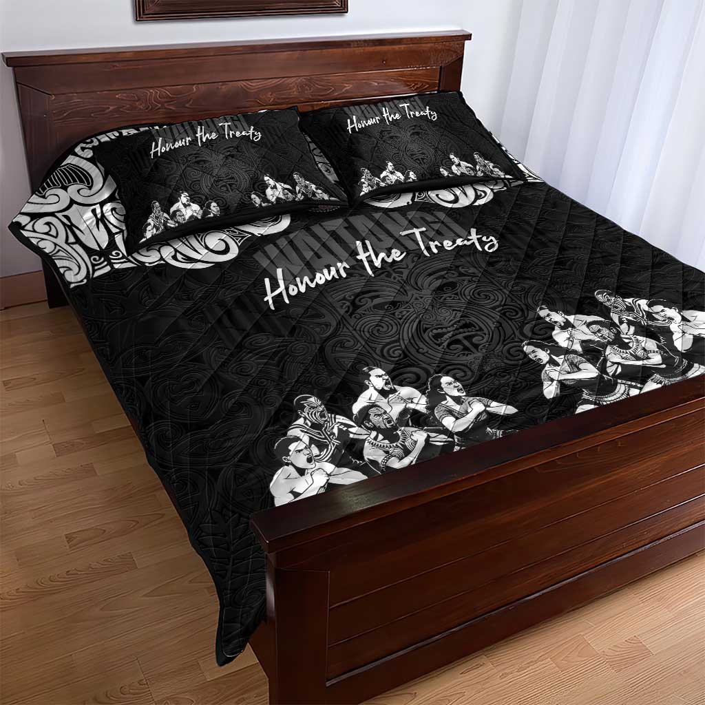 Aotearoa Waitangi Day - Toitu Te Tiriti Quilt Bed Set New Zealand Honour the Treaty LT03 - Polynesian Pride