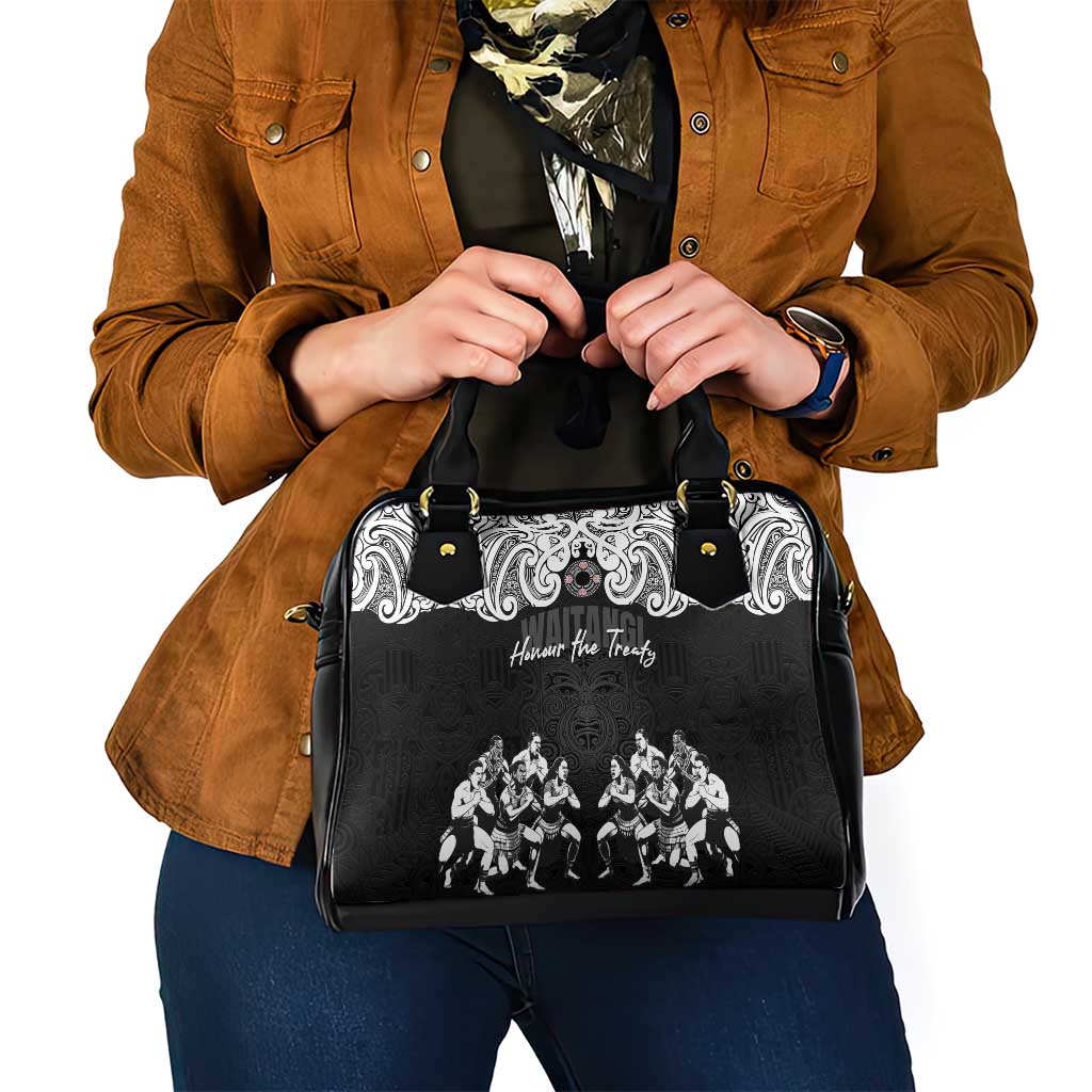 Aotearoa Waitangi Day - Toitu Te Tiriti Shoulder Handbag New Zealand Honour the Treaty LT03 - Polynesian Pride