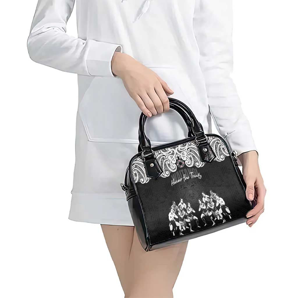 Aotearoa Waitangi Day - Toitu Te Tiriti Shoulder Handbag New Zealand Honour the Treaty LT03 - Polynesian Pride