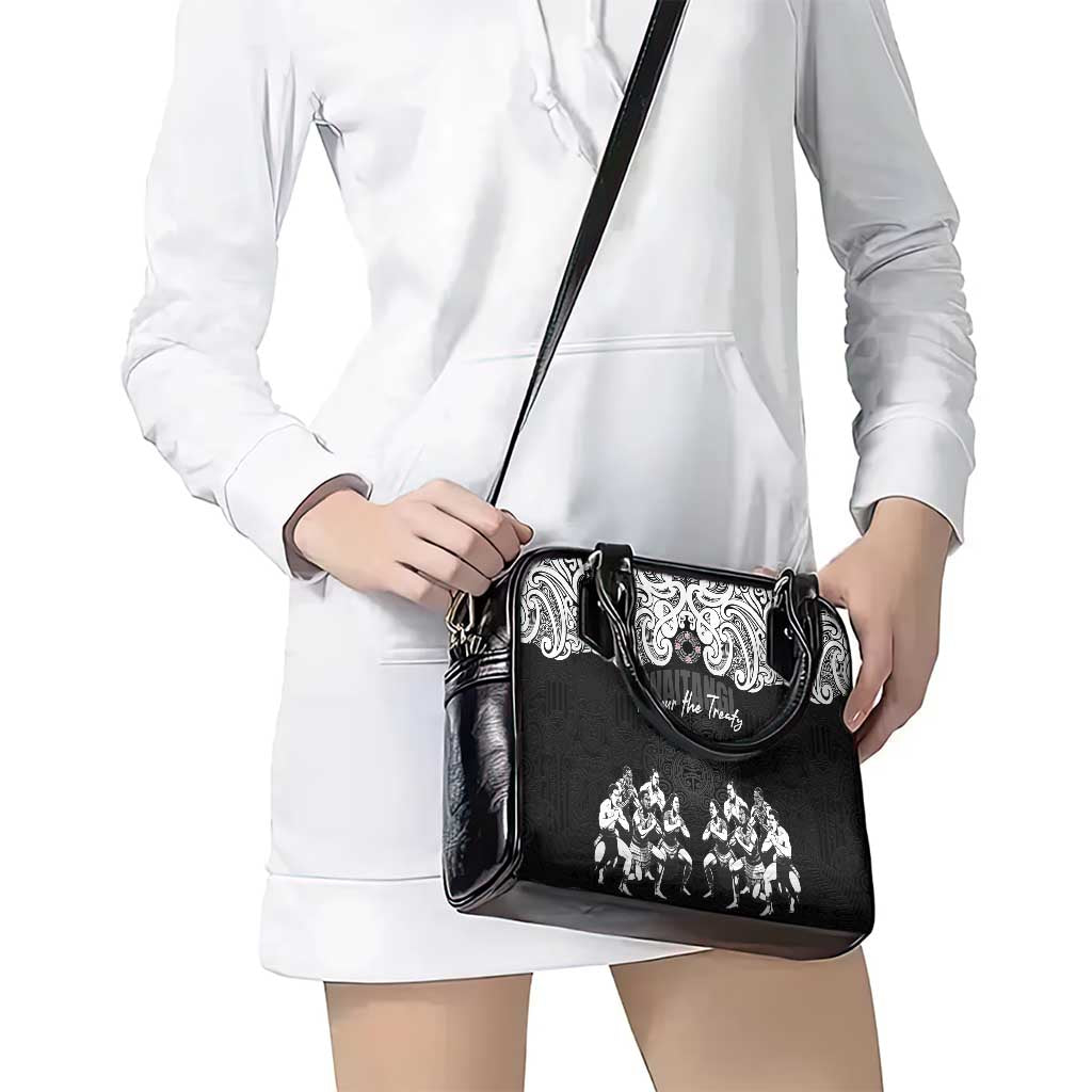 Aotearoa Waitangi Day - Toitu Te Tiriti Shoulder Handbag New Zealand Honour the Treaty LT03 - Polynesian Pride
