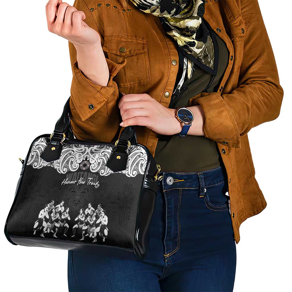 Aotearoa Waitangi Day - Toitu Te Tiriti Shoulder Handbag New Zealand Honour the Treaty LT03 - Polynesian Pride