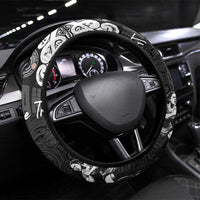 Aotearoa Waitangi Day - Toitu Te Tiriti Steering Wheel Cover New Zealand Honour the Treaty LT03 Universal Fit Black - Polynesian Pride