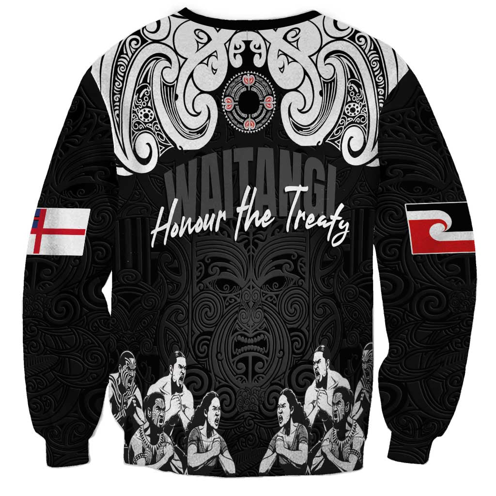 Aotearoa Waitangi Day - Toitu Te Tiriti Sweatshirt New Zealand Honour the Treaty LT03 - Polynesian Pride