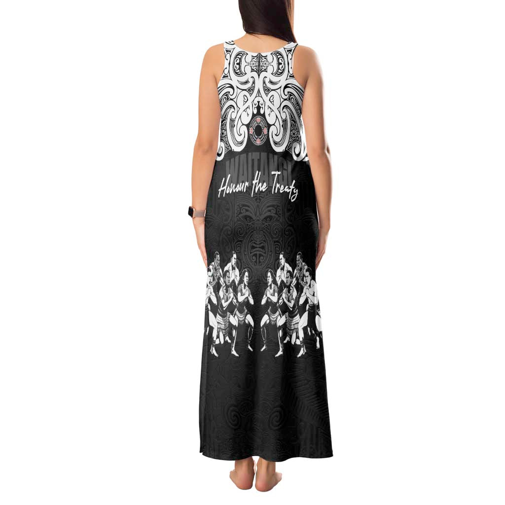 Aotearoa Waitangi Day - Toitu Te Tiriti Tank Maxi Dress New Zealand Honour the Treaty LT03 - Polynesian Pride