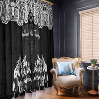 Aotearoa Waitangi Day - Toitu Te Tiriti Window Curtain New Zealand Honour the Treaty LT03 - Polynesian Pride