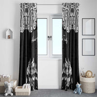 Aotearoa Waitangi Day - Toitu Te Tiriti Window Curtain New Zealand Honour the Treaty LT03 - Polynesian Pride