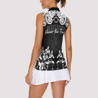 Aotearoa Waitangi Day - Toitu Te Tiriti Women Sleeveless Polo Shirt New Zealand Honour the Treaty LT03 - Polynesian Pride