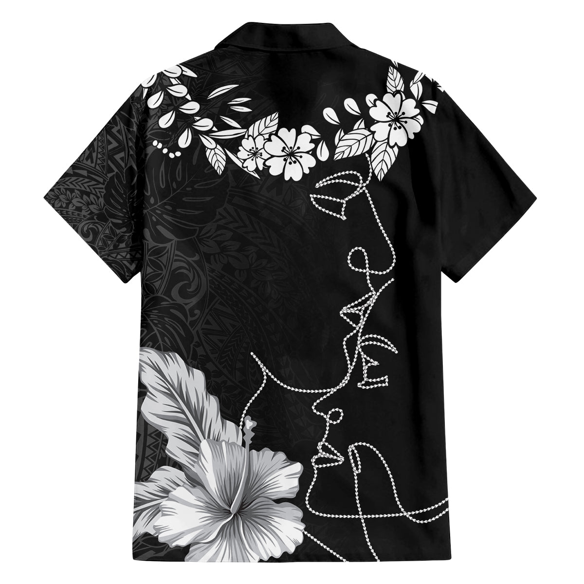 Hawaii Valentine Day Family Matching Puletasi and Hawaiian Shirt Polynesian Line Art Love Couple Hibiscus Tribal Pattern LT03 - Polynesian Pride