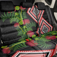 Aotearoa Tukutuku Motif Back Car Seat Cover Pohutukawa and Fern Leaves LT03 - Polynesian Pride