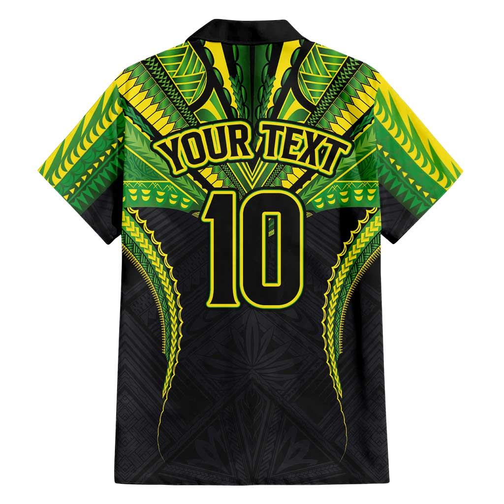 Custom Cook Islands Rugby Family Matching Mermaid Dress and Hawaiian Shirt Tatau Art Sport Style Black Color LT03 - Polynesian Pride