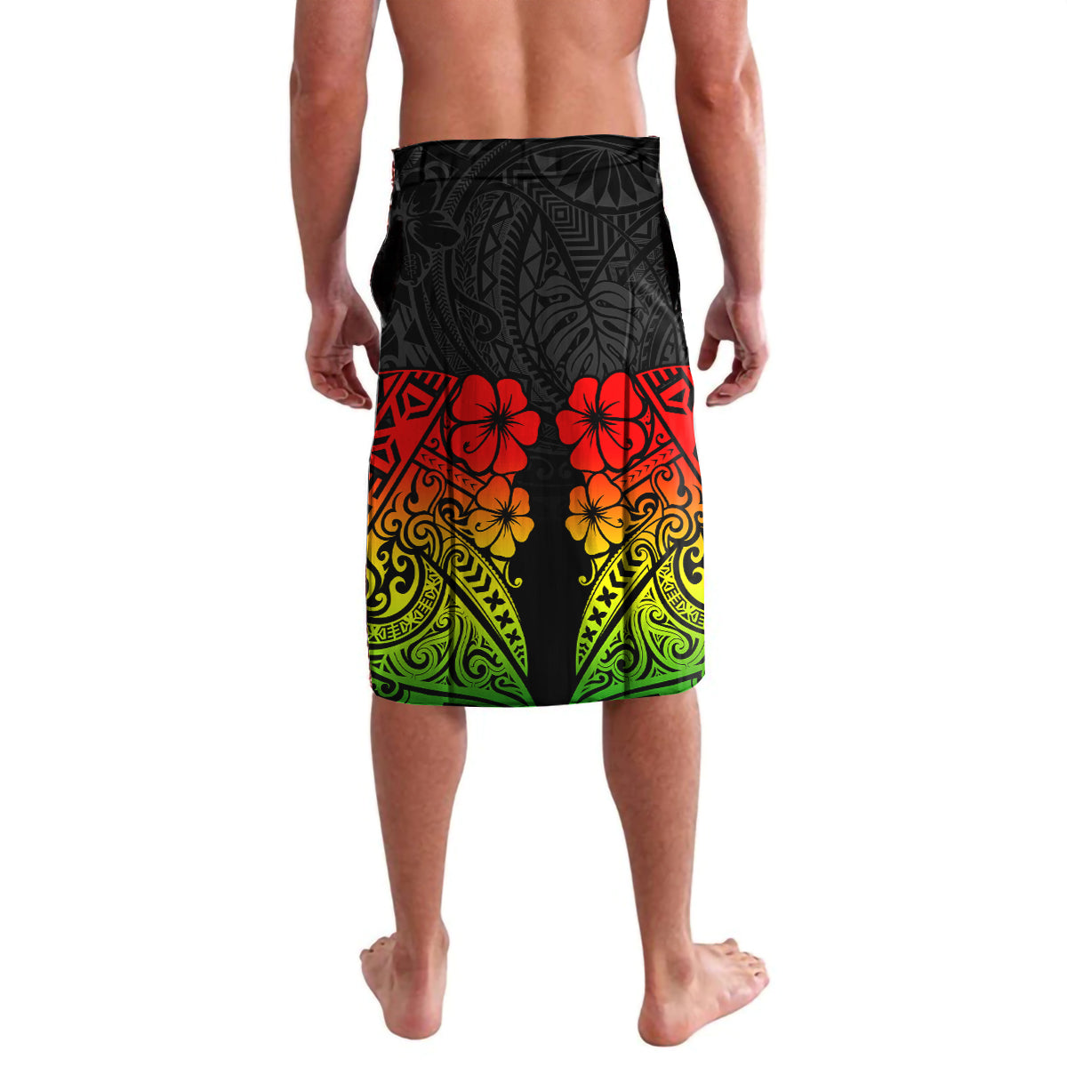 Polynesia Victory Day Lavalava Tribal Turtle and Hibiscus LT03 - Polynesian Pride