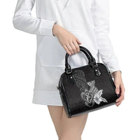Guam Latte Stone Chamorro Culture Shoulder Handbag Tapa Pattern