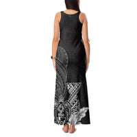 Guam Latte Stone Chamorro Culture Tank Maxi Dress Tapa Pattern LT03 - Polynesian Pride