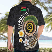 Vanuatu Independence Day Hawaiian Shirt Melanesian Tribal Pig Tusk with Tropical Plants LT03 - Polynesian Pride