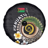 Vanuatu Independence Day Spare Tire Cover Melanesian Tribal Pig Tusk with Tropical Plants LT03 - Polynesian Pride