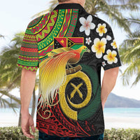 Vanuatu and Papua New Guinea Together Hawaiian Shirt Bird-of-paradise and Pig Tusk Melanesian Pattern LT03 - Polynesian Pride