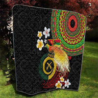Vanuatu and Papua New Guinea Together Quilt Bird-of-paradise and Pig Tusk Melanesian Pattern LT03 - Polynesian Pride