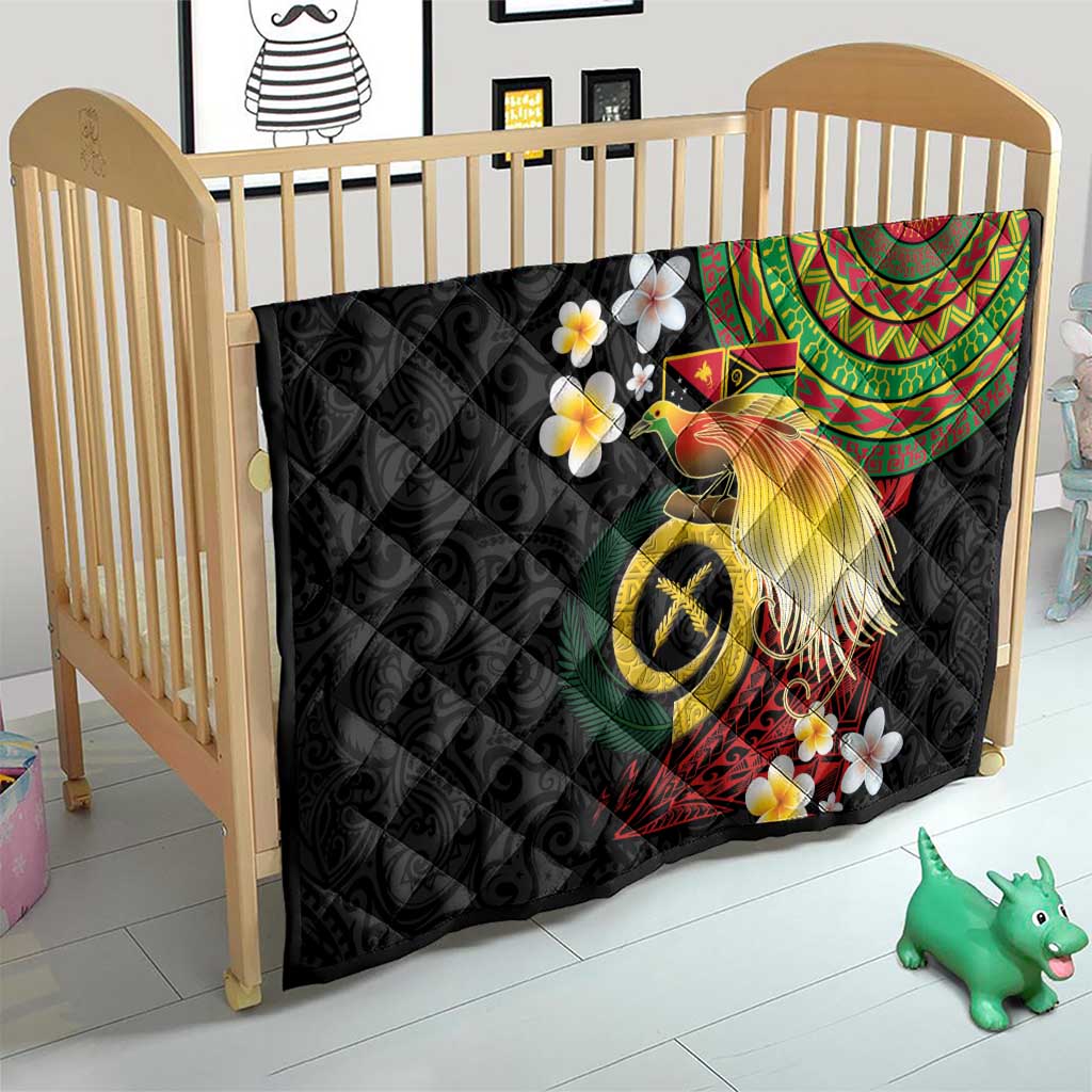 Vanuatu and Papua New Guinea Together Quilt Bird-of-paradise and Pig Tusk Melanesian Pattern LT03 - Polynesian Pride