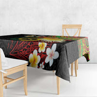 Vanuatu and Papua New Guinea Together Tablecloth Bird-of-paradise and Pig Tusk Melanesian Pattern LT03 - Polynesian Pride