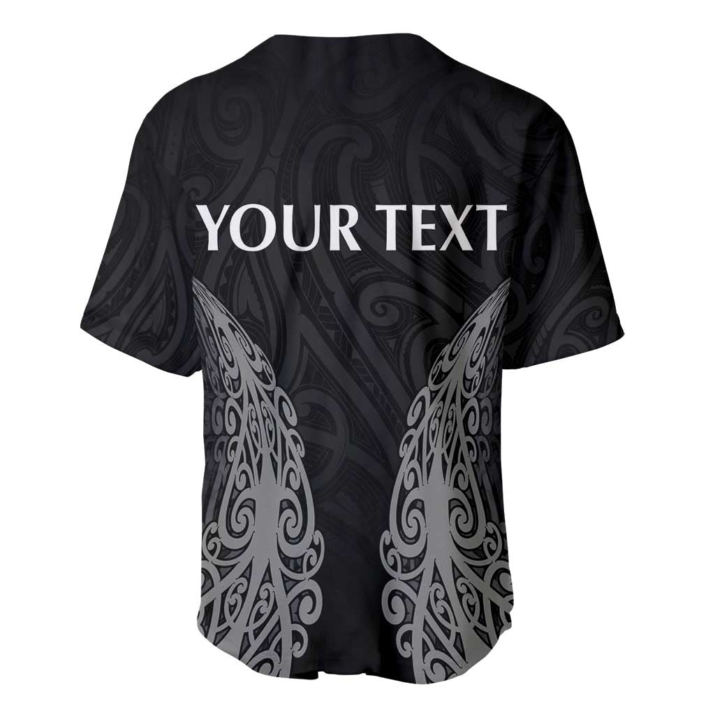 New Zealand Netball Baseball Jersey Koru and Maori Tattoo Jersey LT03 - Polynesian Pride
