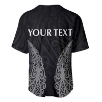 New Zealand Netball Baseball Jersey Koru and Maori Tattoo Jersey LT03 - Polynesian Pride