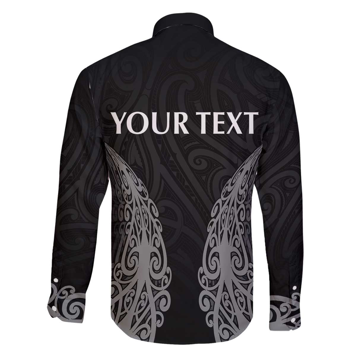 New Zealand Netball Family Matching Off The Shoulder Long Sleeve Dress and Hawaiian Shirt Koru and Maori Tattoo Jersey LT03 - Polynesian Pride