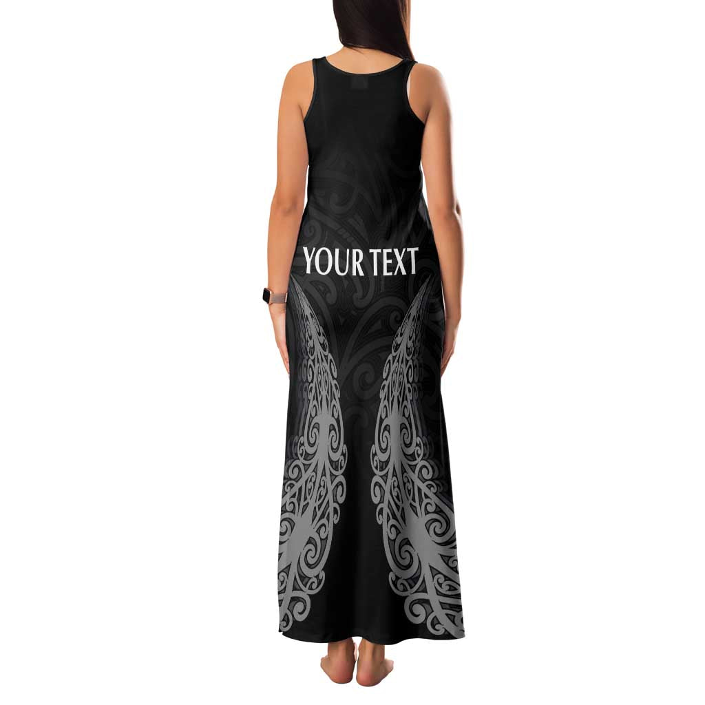 New Zealand Netball Family Matching Tank Maxi Dress and Hawaiian Shirt Koru and Maori Tattoo Jersey LT03 - Polynesian Pride