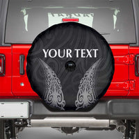New Zealand Netball Spare Tire Cover Koru and Maori Tattoo Jersey LT03 - Polynesian Pride
