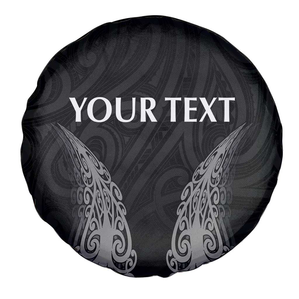New Zealand Netball Spare Tire Cover Koru and Maori Tattoo Jersey LT03 - Polynesian Pride