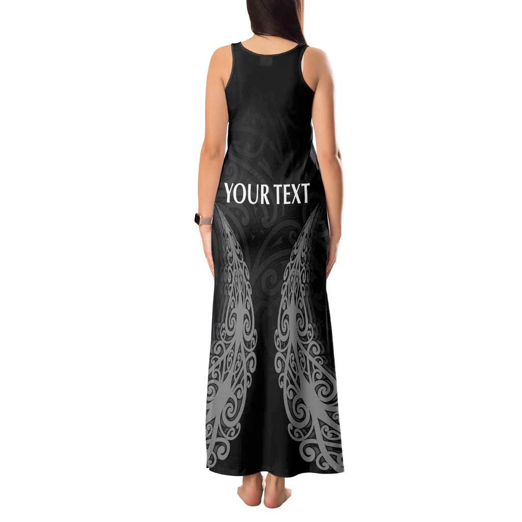 New Zealand Netball Tank Maxi Dress Koru and Maori Tattoo Jersey LT03 - Polynesian Pride