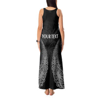 New Zealand Netball Tank Maxi Dress Koru and Maori Tattoo Jersey LT03 - Polynesian Pride