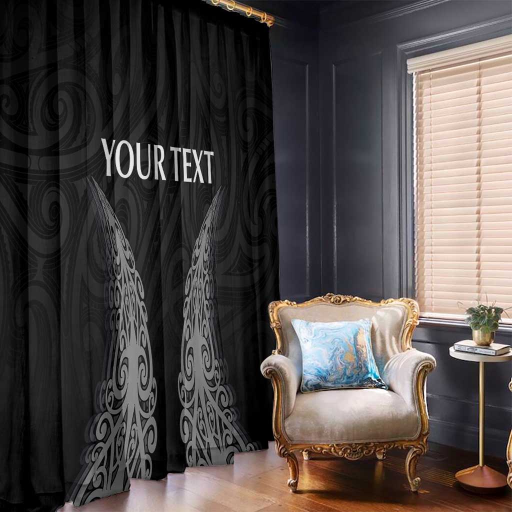 New Zealand Netball Window Curtain Koru and Maori Tattoo Jersey LT03 - Polynesian Pride