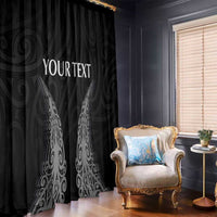 New Zealand Netball Window Curtain Koru and Maori Tattoo Jersey LT03 - Polynesian Pride