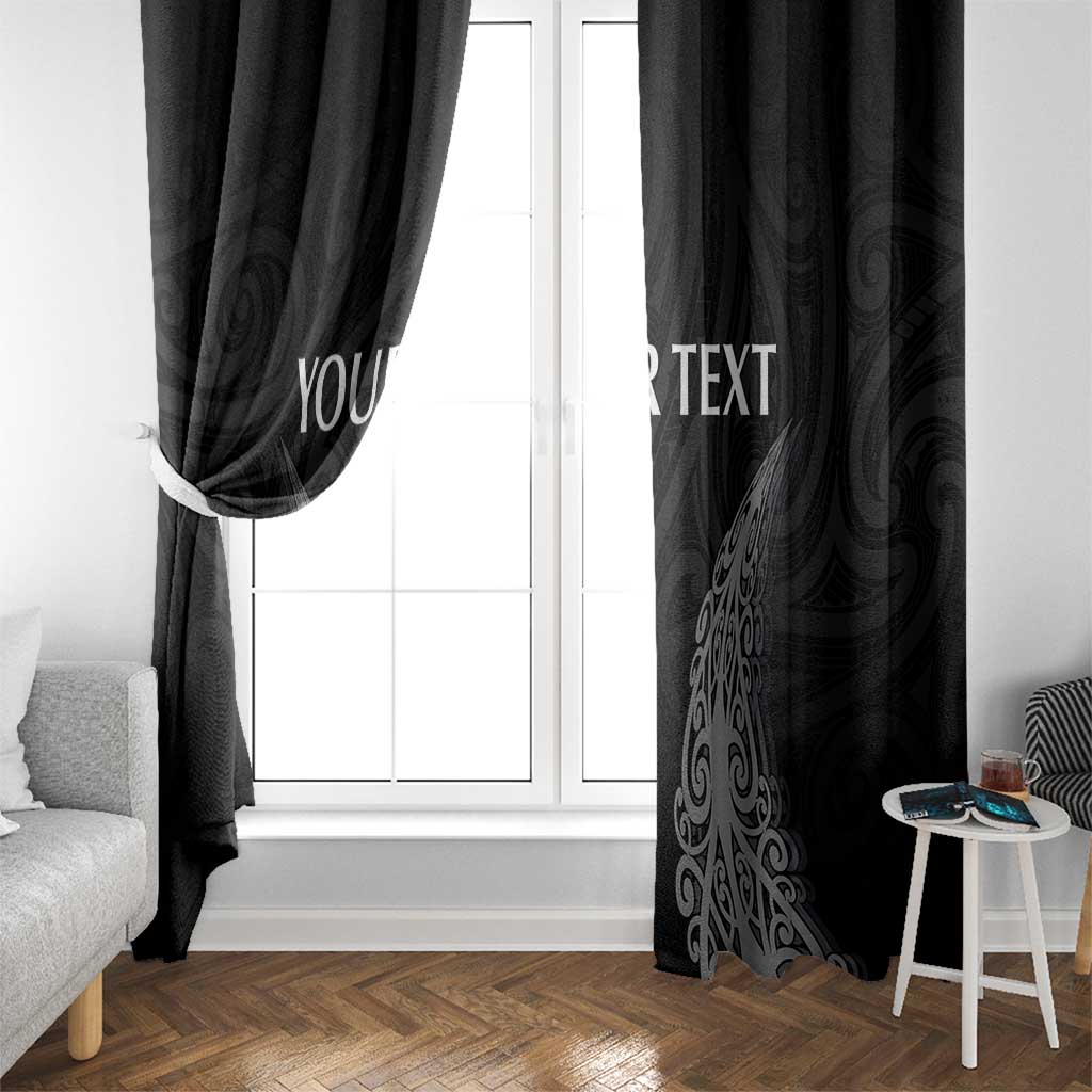 New Zealand Netball Window Curtain Koru and Maori Tattoo Jersey LT03 - Polynesian Pride