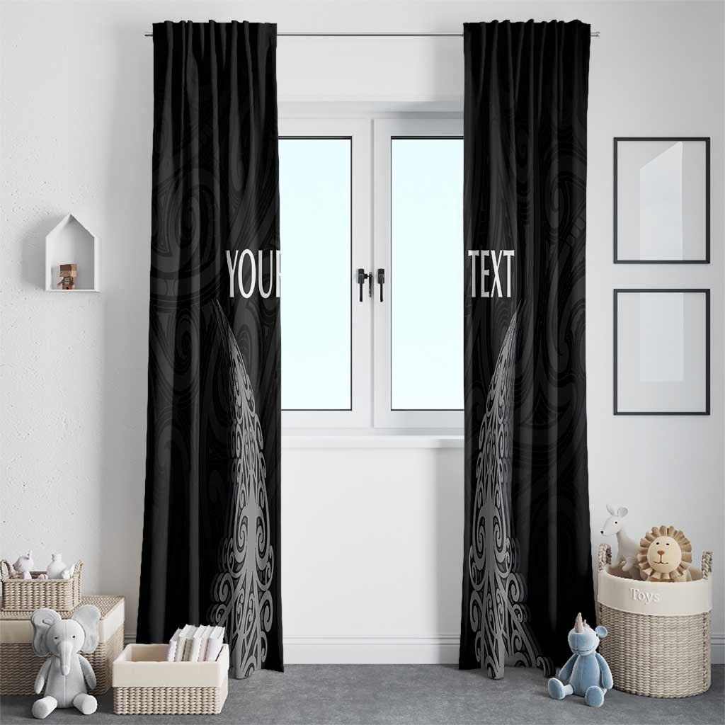 New Zealand Netball Window Curtain Koru and Maori Tattoo Jersey LT03 - Polynesian Pride