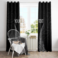 New Zealand Netball Window Curtain Koru and Maori Tattoo Jersey LT03 - Polynesian Pride