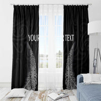 New Zealand Netball Window Curtain Koru and Maori Tattoo Jersey LT03 - Polynesian Pride