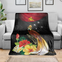 Papua New Guinea Independence Day Blanket PNG Flag and Bird-of-Paradise LT03 - Polynesian Pride