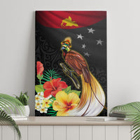 Papua New Guinea Independence Day Canvas Wall Art PNG Flag and Bird-of-Paradise LT03 - Polynesian Pride