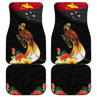 Papua New Guinea Independence Day Car Mats PNG Flag and Bird-of-Paradise LT03 - Polynesian Pride